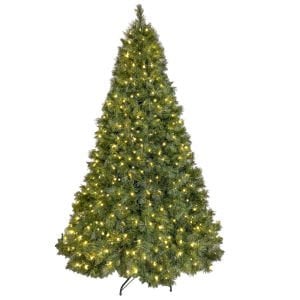 Yılbaşı Çam Ağacı, Denver, Yeşil - 1248 Dal, 500 Led Işıklı, 210 cm