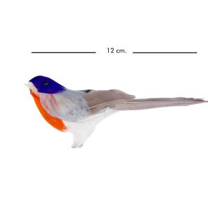 Dekoratif Yapay Kuş 12 Cm.